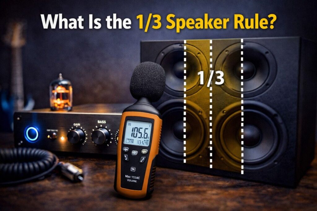 What is the 1/3 speaker rule?