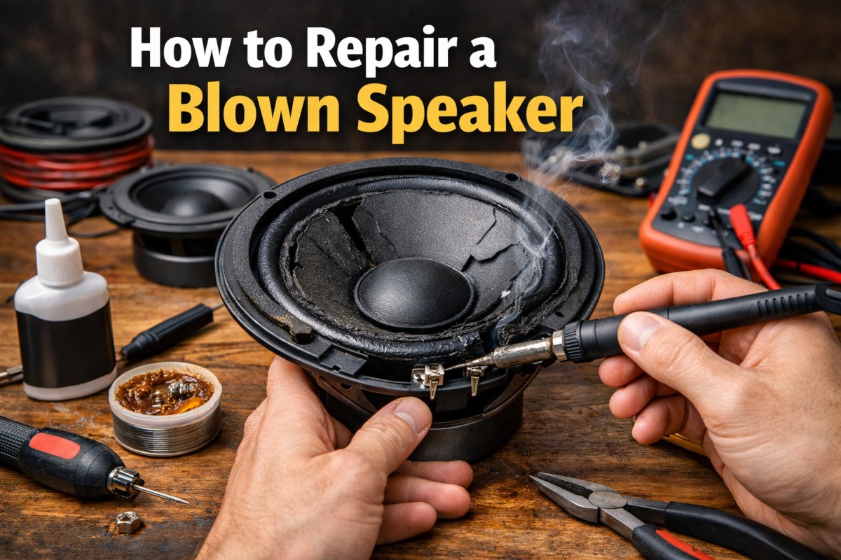 How to Repair a Blown Speaker | Ultimate Audio AZ