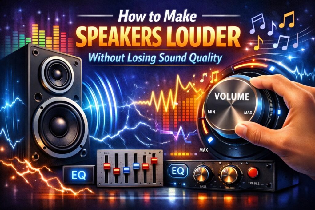 How to Make Speakers Louder Without Losing Sound Quality